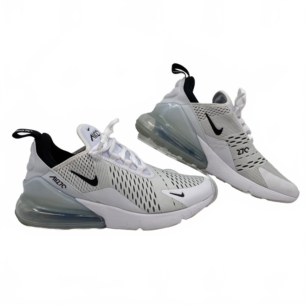 Nike White Black Sneakers Air 270 | Womens 8